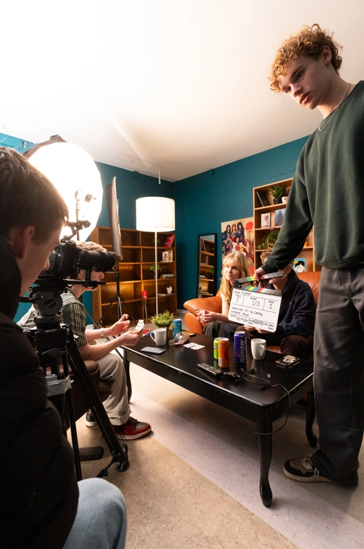 Filmoptagelse på Filmhåndværkerskolen